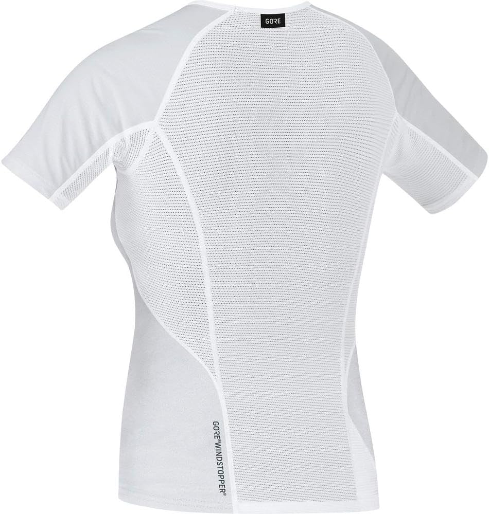 GOREWEAR M Damen Gore® Windstopper® Base Layer Shirt 34 Light Grey/White, 34 Light Grey/White
