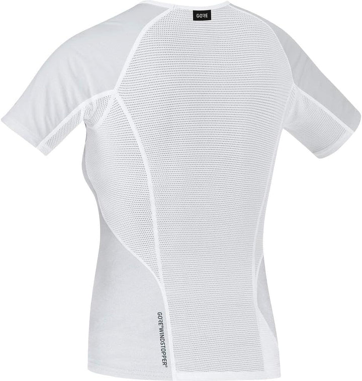 GOREWEAR M Damen Gore® Windstopper® Base Layer Shirt 34 Light Grey/White, 34 Light Grey/White