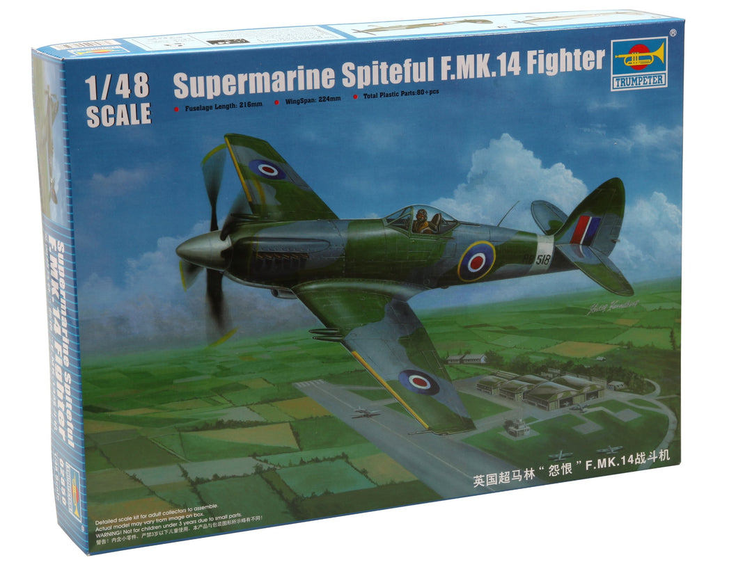 Trumpeter 2850 Modellbausatz Supermarine Spiteful F.MK.14 Fighter