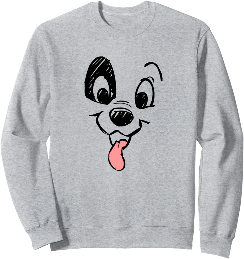 Disney 101 Dalmatians Big Puppy Face Sweatshirt