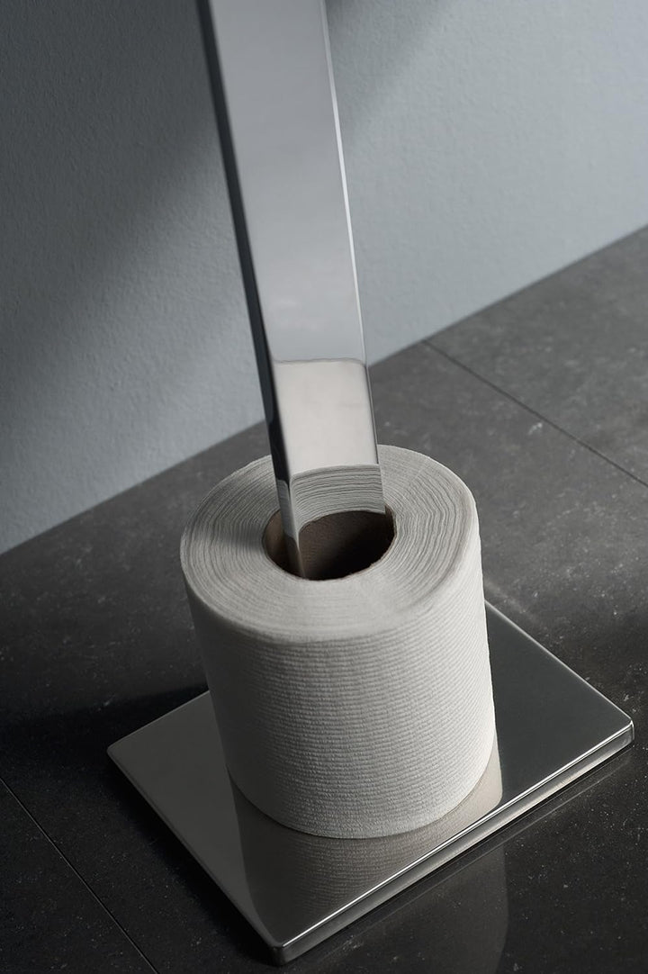 HACEKA Edge Reserve-Papierrollenhalter, freistehend, verchromt, 1143818 Reserve-Papierrollenhalter f