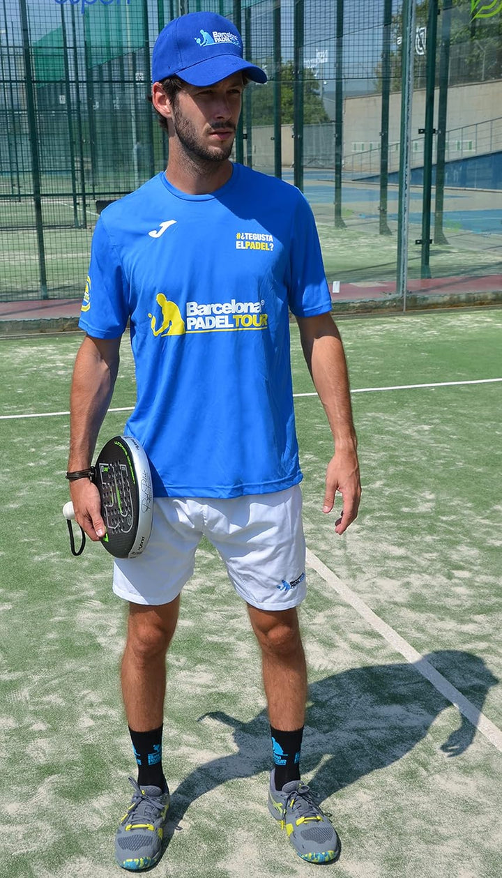 Barcelona Padel Tour - Te Gusta EL pádel - Men's T-Shirt with Short Sleeves - Padel Soft Touch & Qui