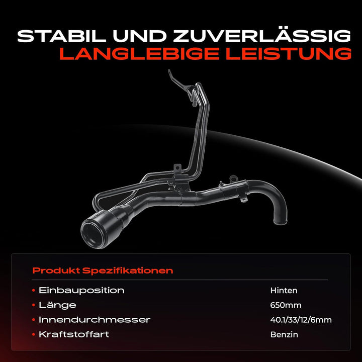 Kraftstoffeinfüllrohr Einfüllstutzen für Celica ZZT23 1.8L Benzin 1999-2005 7720120620