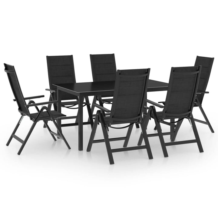 Susany 7-TLG. Aluminium Sitzgruppe Garten-Essgruppe Gartenset Essgruppe Gartengarnitur Sitzgarnitur