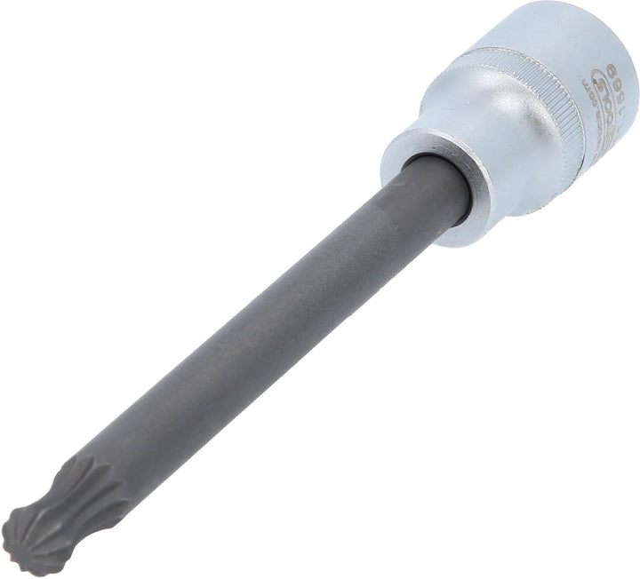 KS TOOLS 1/2" Spezial-Bit-Stecknuss, Vielzahn-Schrauben, Kugelkopf, 10 mm