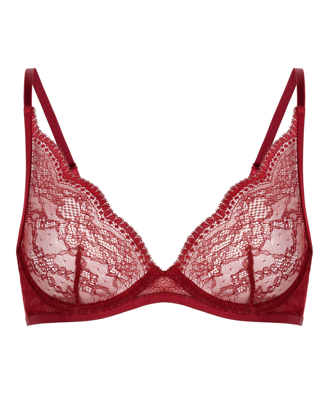 Hunkemöller Unwattierter Bügel-BH Isabelle 80E Tibetan Red, 80E Tibetan Red