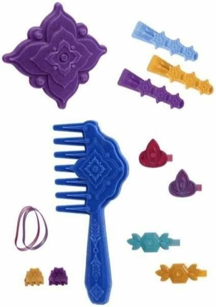Just Play 87490-JP Disney Frozen Frisierkopf ELSA Mini 14cm mit Haarbürste für Styling-Spass, ab 3 J