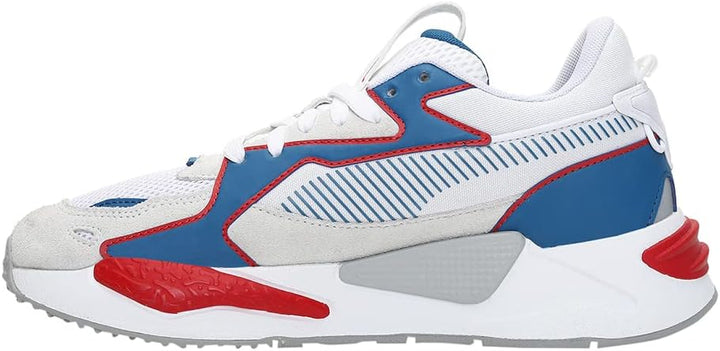 PUMA Unisex Rs-z ReinventionSneaker 38 EU Puma White Vallarta Blue High Risk Red, 38 EU Puma White V