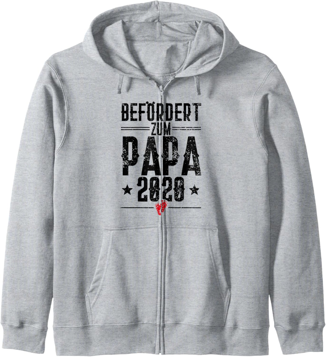 Befördert zum Papa 2020 Schwangerschaft Ankündigung Vater Kapuzenjacke