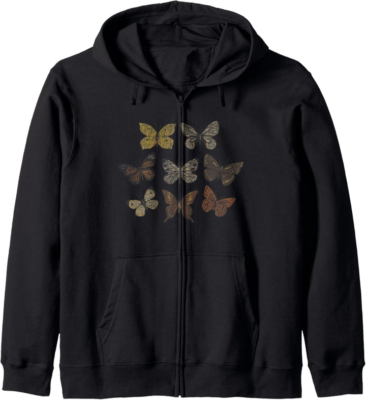 Feenkerne, Feenkern, Schmetterlingsmotiv Kapuzenjacke