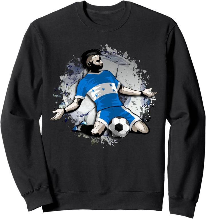 Honduras Fussball Honduranische Nationalflagge Football Lover Sweatshirt
