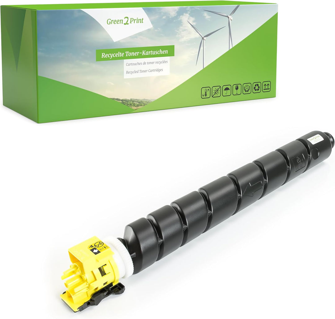 Green2Print Toner gelb 15000 Seiten ersetzt Kyocera TK-8335Y passend für Kyocera TASKalfa 3252CI, 32