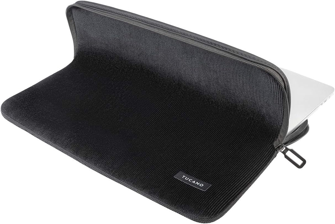 Tucano Second Skin Velluto, Notebook Sleeve aus Cord und Neopren 15,6 Zoll, MacBook Pro 15, MacBook