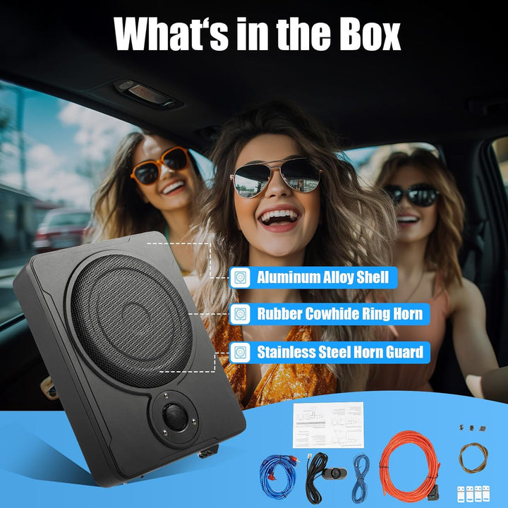 Subwoofer Auto 600W 8 Zoll Active Subwoofer Aktiv Bassbox Auto Lautsprecher & Subwoofer Auto Subwoof