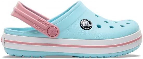 Crocs Unisex Kinder Crocband K Clog 28/29 EU Ice Blue White, 28/29 EU Ice Blue White