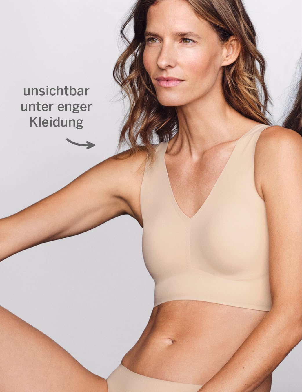Schiesser Damen Nahtloses Bustier mit herausnehmbaren Pads - Invisible Soft 36 Maple_170364, 36 Mapl