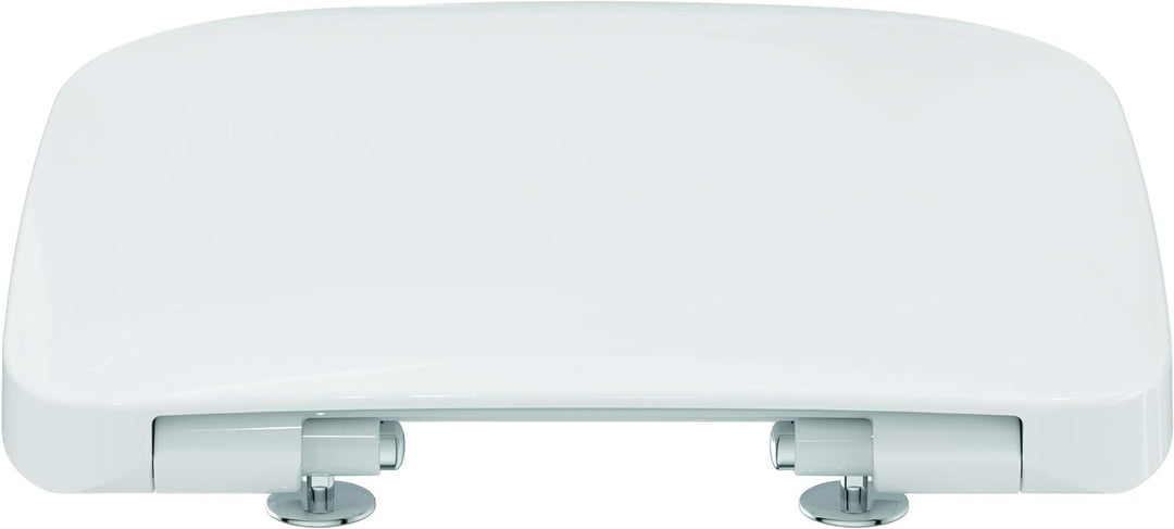 Ideal Standard T318101 Copriwater Originale Slim dedicato Serie Esedra New, Chiusura rallentata, Bia