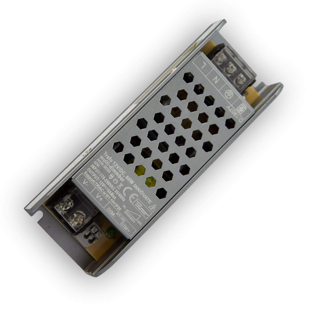 12V DC LED Trafo für Stripes - MR16 GU5.3 LED Halogen, ohne Mindestlast, kein Rauschen, kein Flimmer