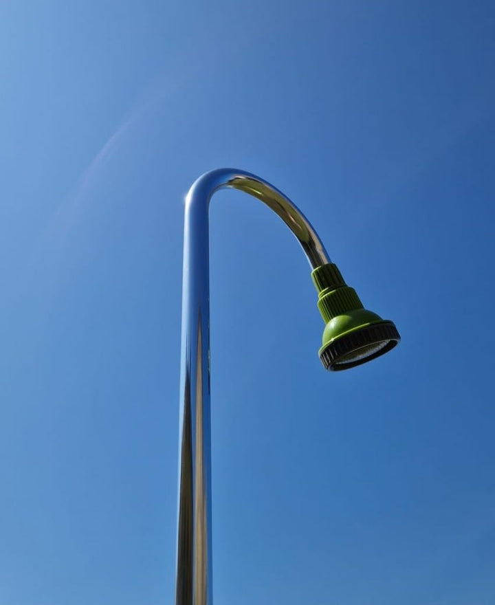 Generisch Gartendusche/Campingdusche mit Erdspiess, Höhenverstellbar, Schnellaufbau