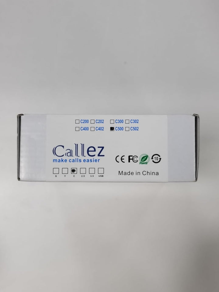 Callez RJ9 Telefon Headset mit Mikrofon Noise Cancelling, Festnetztelefon Kopfhörer Mono für Cisco 8