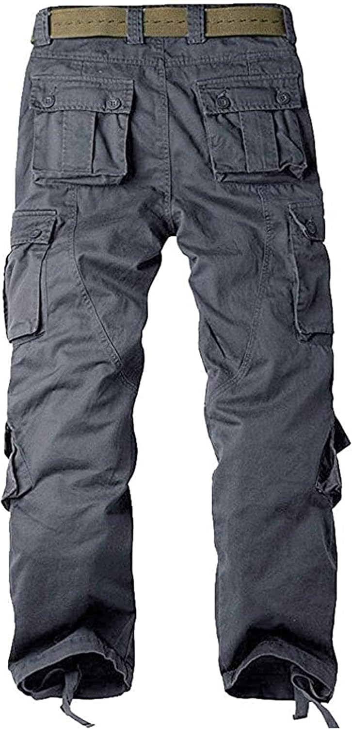 Ycfish Damen Hosen Cargo Hose Multi Taschen Wanderhose Workwear Reissverschluss Armee Militär Outdoo