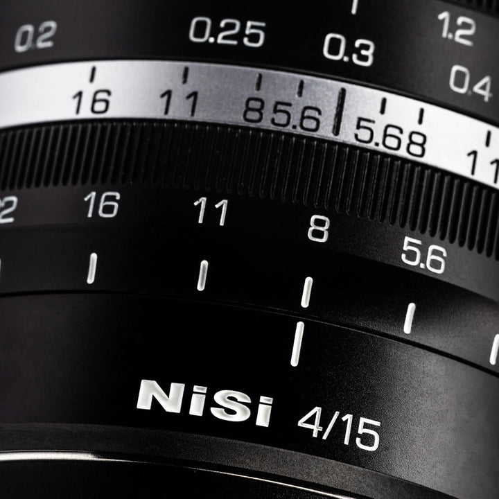 NiSi 15mm F4 ASPH Ultra-Weitwinkel Vollformat Objektiv für Sony E-Mount/Nikon Z-Mount/Cannon RF-Moun