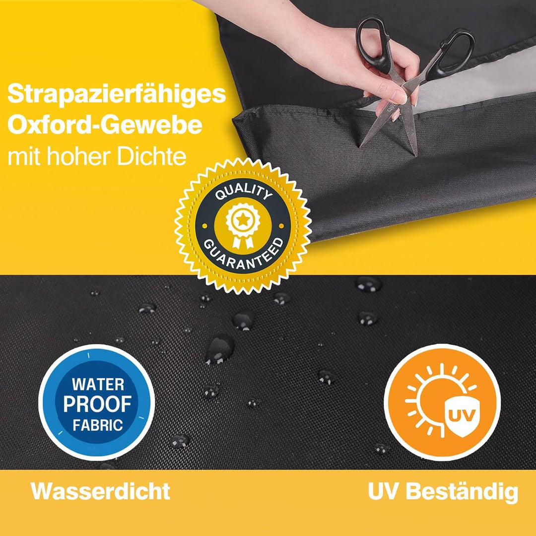 Sonnenschirm Schutzhülle mit Stab, Ampelschirm Schutzhülle 2 bis 4 M Schirmhülle, Wetterfeste, UV-An