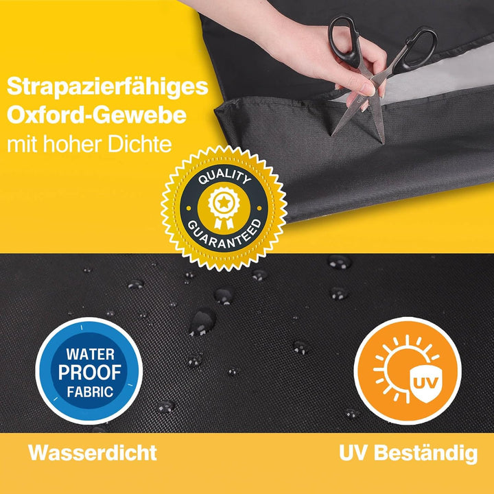 Sonnenschirm Schutzhülle mit Stab, Ampelschirm Schutzhülle 2 bis 4 M Schirmhülle, Wetterfeste, UV-An
