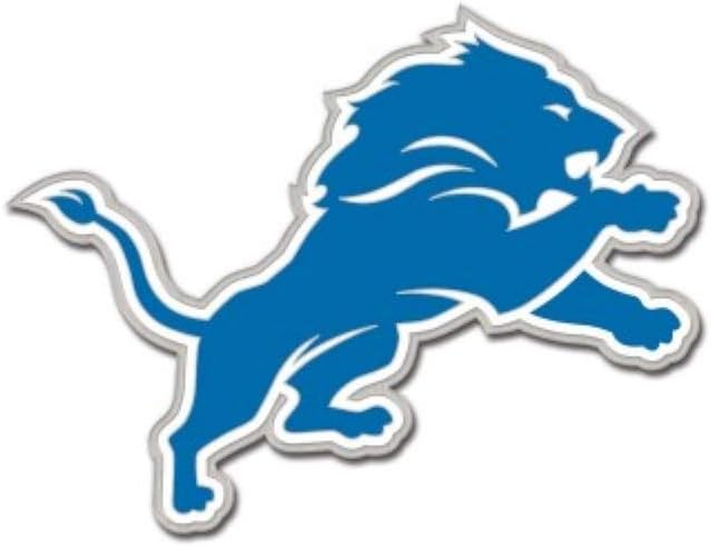 WinCraft NFL Unisex-Erwachsene, Unisex-Kinder Standard Detroit Lions 1 Inches official team colors.,