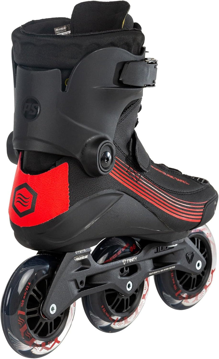 Powerslide Inline Skate Swell Black 100-3D Adapt, für Fitness, für Damen und Herren 38, 38