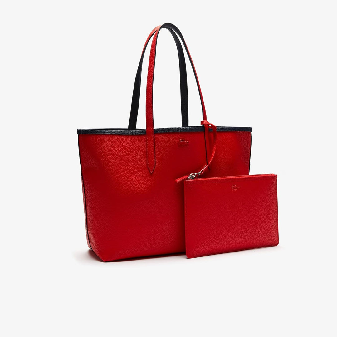 Lacoste Damen Nf2142aa Einkaufstasche Marine 166 Rouge