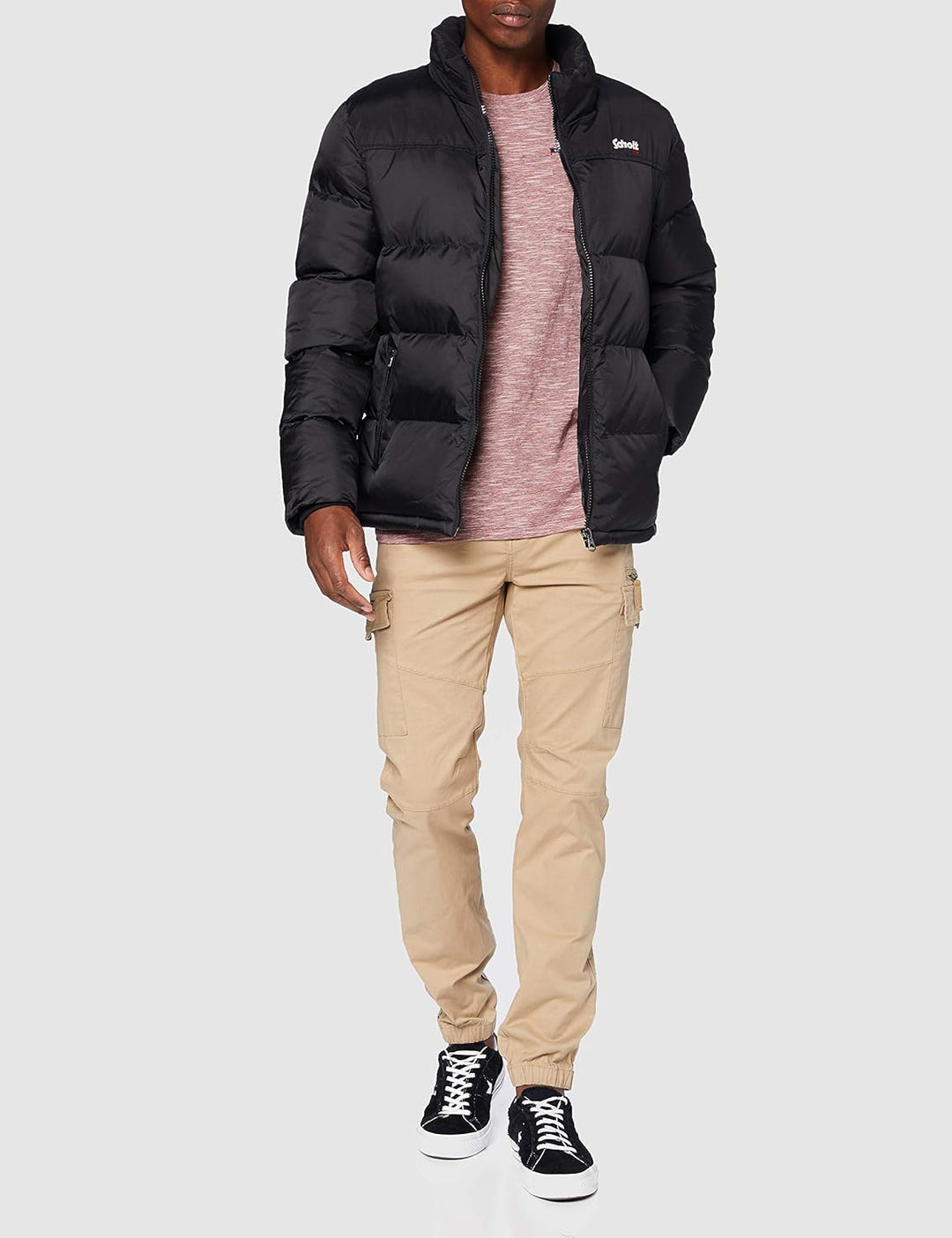 Schott NYC Unisex Utah Jacke XXS Schwarz, XXS Schwarz