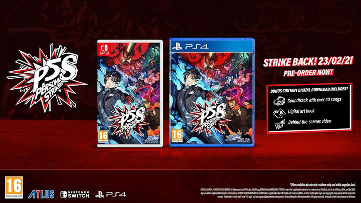 Persona 5 Strikers PlayStation 4, PlayStation 4