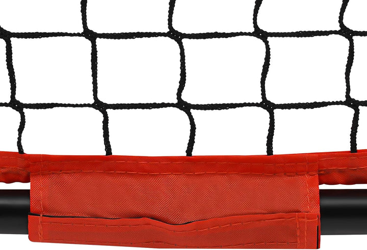 Rugby Wurfnetz 2.13x2.13m, Fussballtrainer mit 5 Zieltaschen, Quarterback Trainingsnetz für Wurfgena
