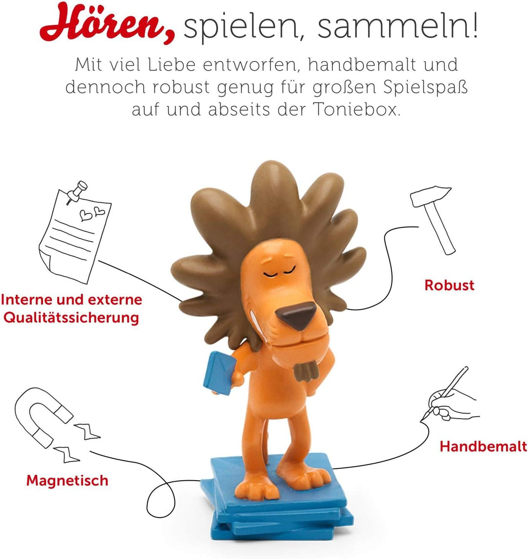 tonies Hörfiguren für Toniebox, Geschichten vom Löwen – Die Geschichte vom Löwen, der Nicht schreibe