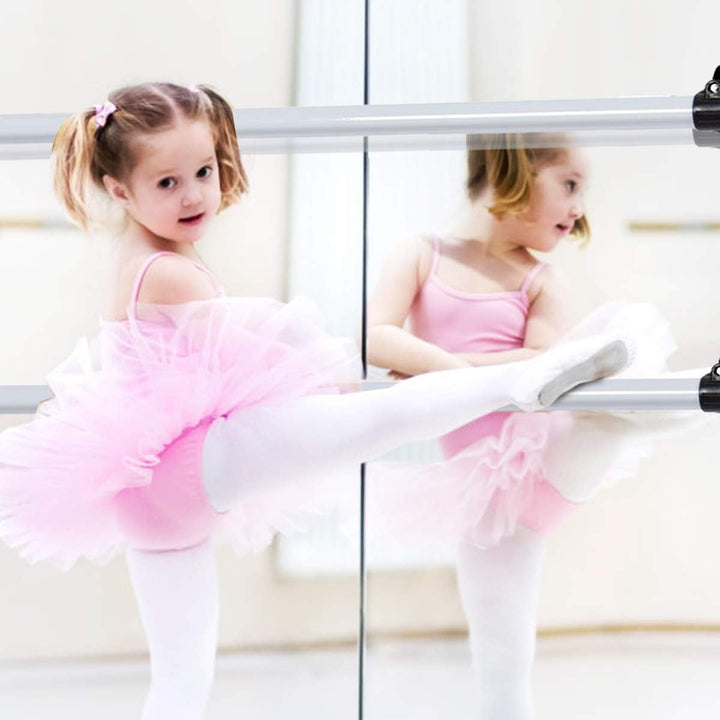 GOPLUS Ballettstange, Ballet-Bar, Stretchstange, höhenverstellbar, für Kinder und Erwachsene, 120 x