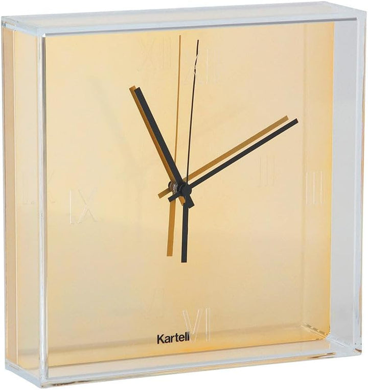 Kartell Tic und Tac, Wall Clock, Gold Metallictöne Oro, Oro