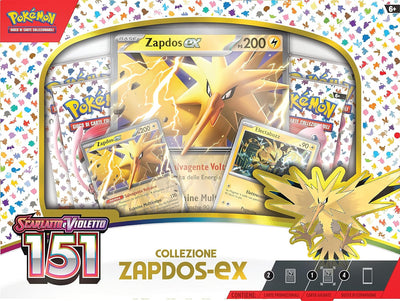 Pokémon 290-60362 Zapdos-Ex-Sammlung aus der Erweiterung Scarlet und Violetto-151 Sammelkartenspiels