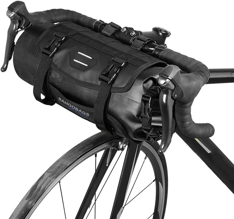 Lixada Wasserdicht vorne Fahrrad Tasche, Bike Frontrahmen Lenker Gepäckträger mit Rolle, Dry Bag Top