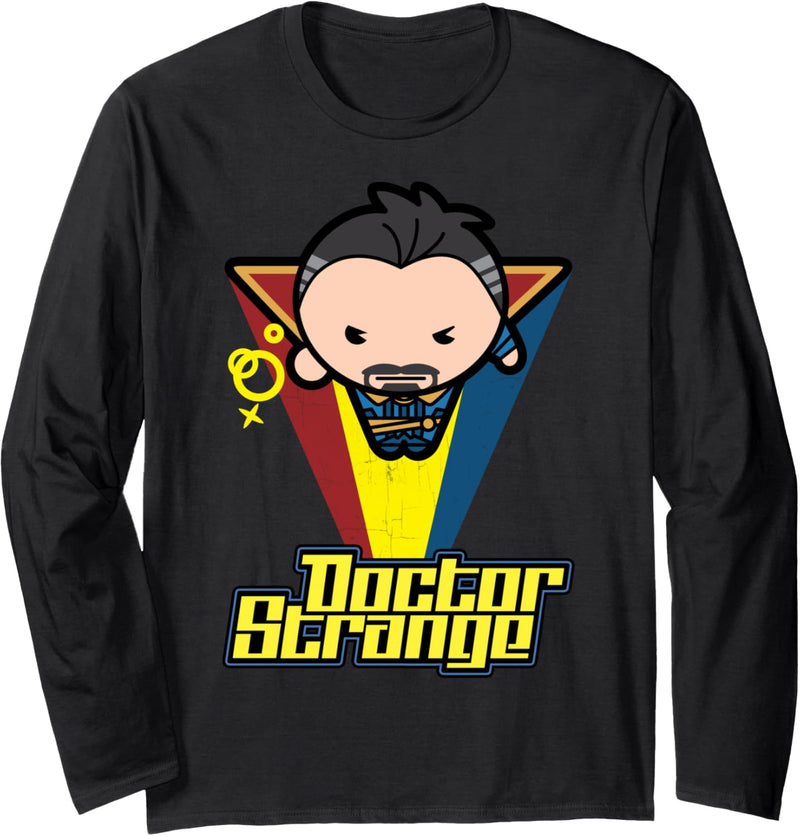 Marvel Doctor Strange Kawaii Flying Rainbow Langarmshirt