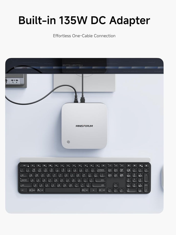 MINIS FORUM AI X1 Pro Mini PC, AMD Ryzen AI 9 HX370 (12 Kerne/24 Threads, bis zu 5,1 GHz) und AMD Ra