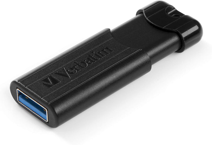 Verbatim PinStripe USB-Stick - 128 GB - High-Speed 3.0-Schnittstelle, externer Speicherstick mit Sch