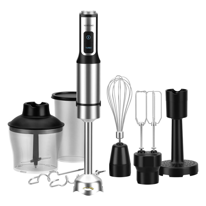 Titan 60 Stabmixer Set 8 Funktionen 1500W, Handmixer mit Pürierstab und Multizerkleinerer, Smoothie