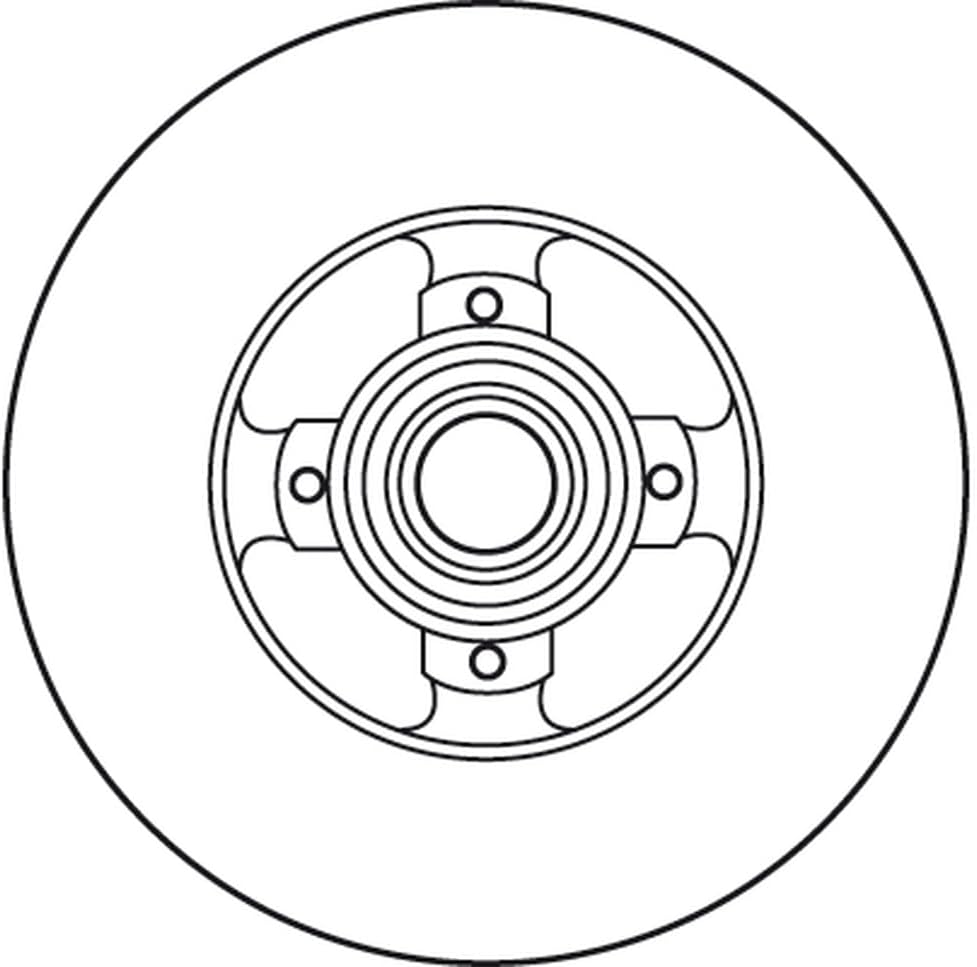 TRW DF6128BS Bremsscheibe