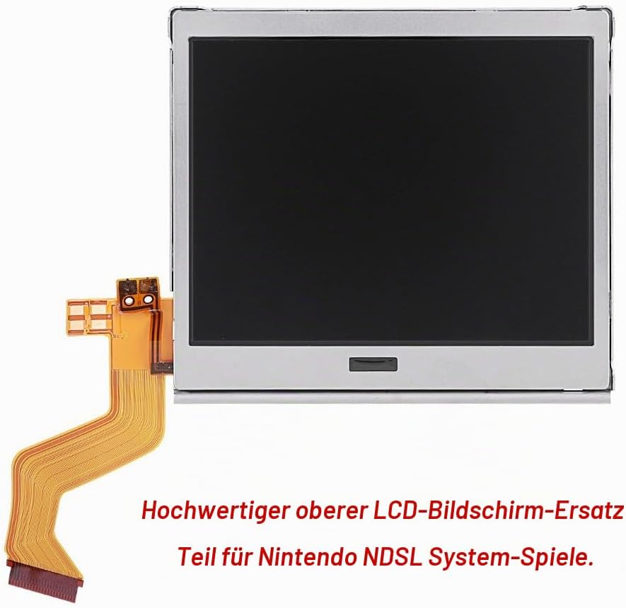 VBESTLIFE Ersatzdisplay für NDSL, LCD Glass Hochwertige Ersatzteile obere/untere Screen Display für