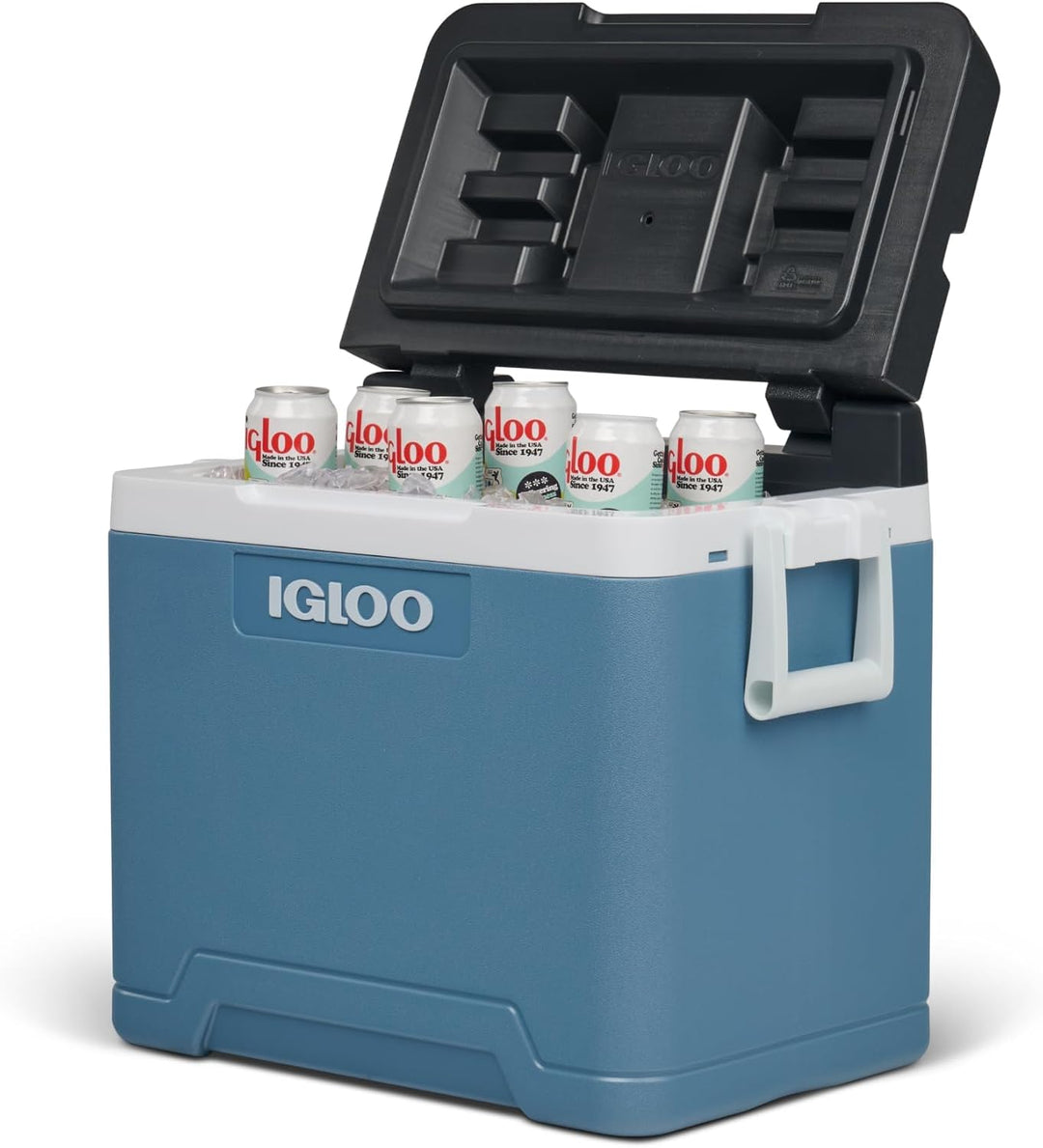 IGLOO IP42C Passiv‑Kühlbox 42l eisblau – robuste Thermobox für Camping 44 L Blau, 44 L Blau