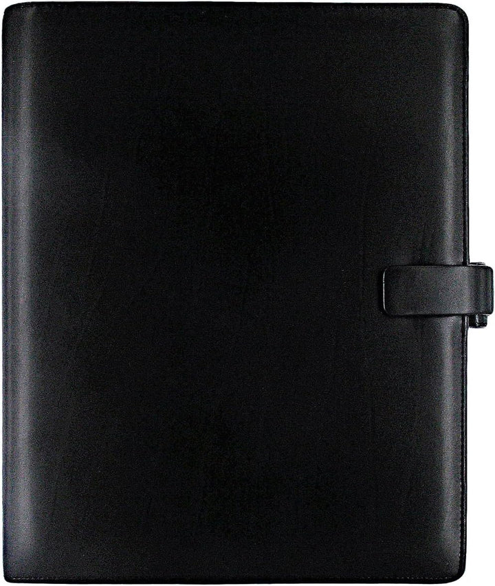 Filofax Metropol Persönlicher Organiser A4 schwarz & 292905 Notizpapier A4, kariert, weiss Bundle mi