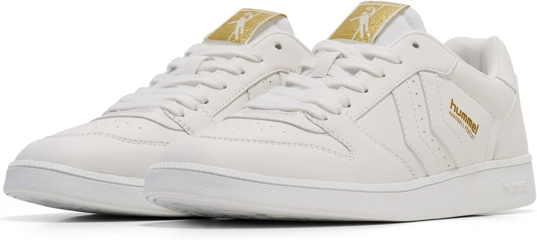 hummel Unisex Handball Perfekt Sneaker 36 EU Weiss, 36 EU Weiß