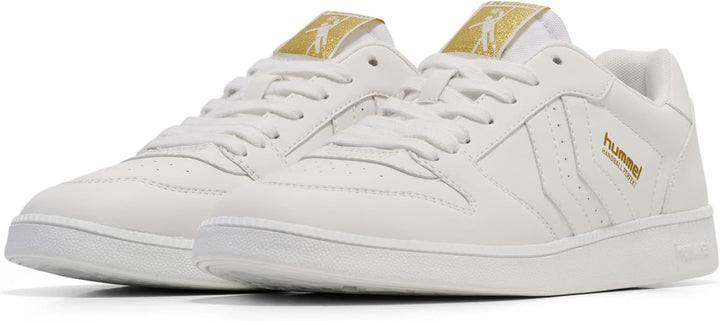 hummel Unisex Handball Perfekt Sneaker 36 EU Weiss, 36 EU Weiß
