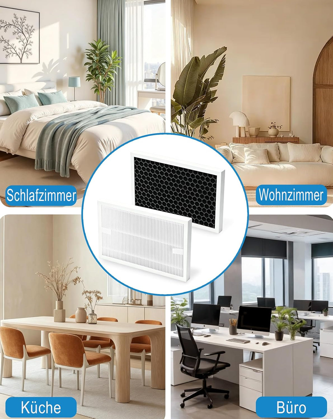 1 Stück Ersatzfilter für Luftentfeuchter, kompatibel mit Bosch Dry Series 1000, 2000 und 4000 Luften